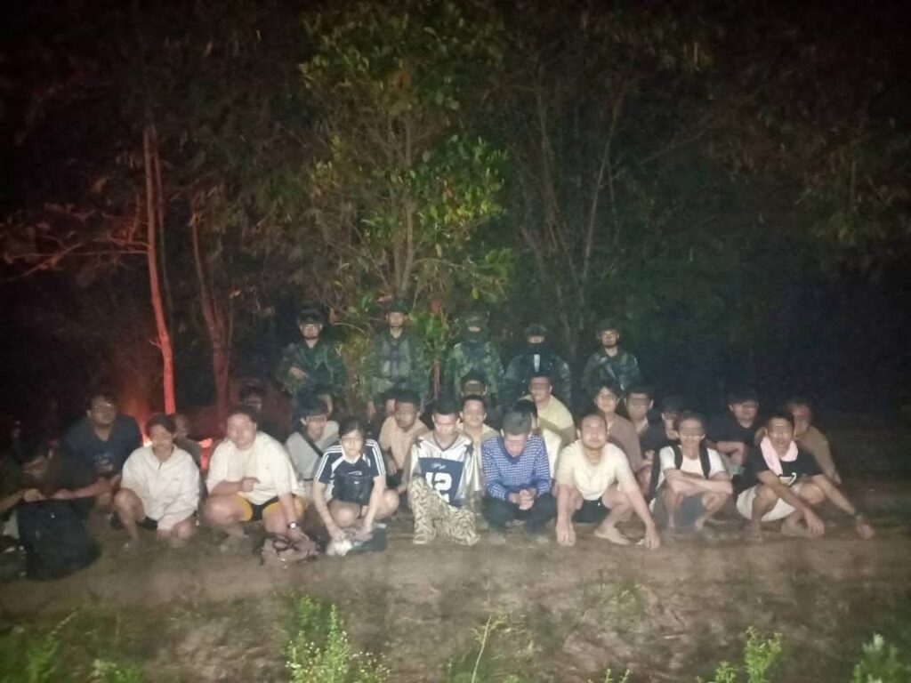 御林军特种部队于泰缅边境查获26名马来西亚籍非法入境人员-博彩达人-博彩论坛